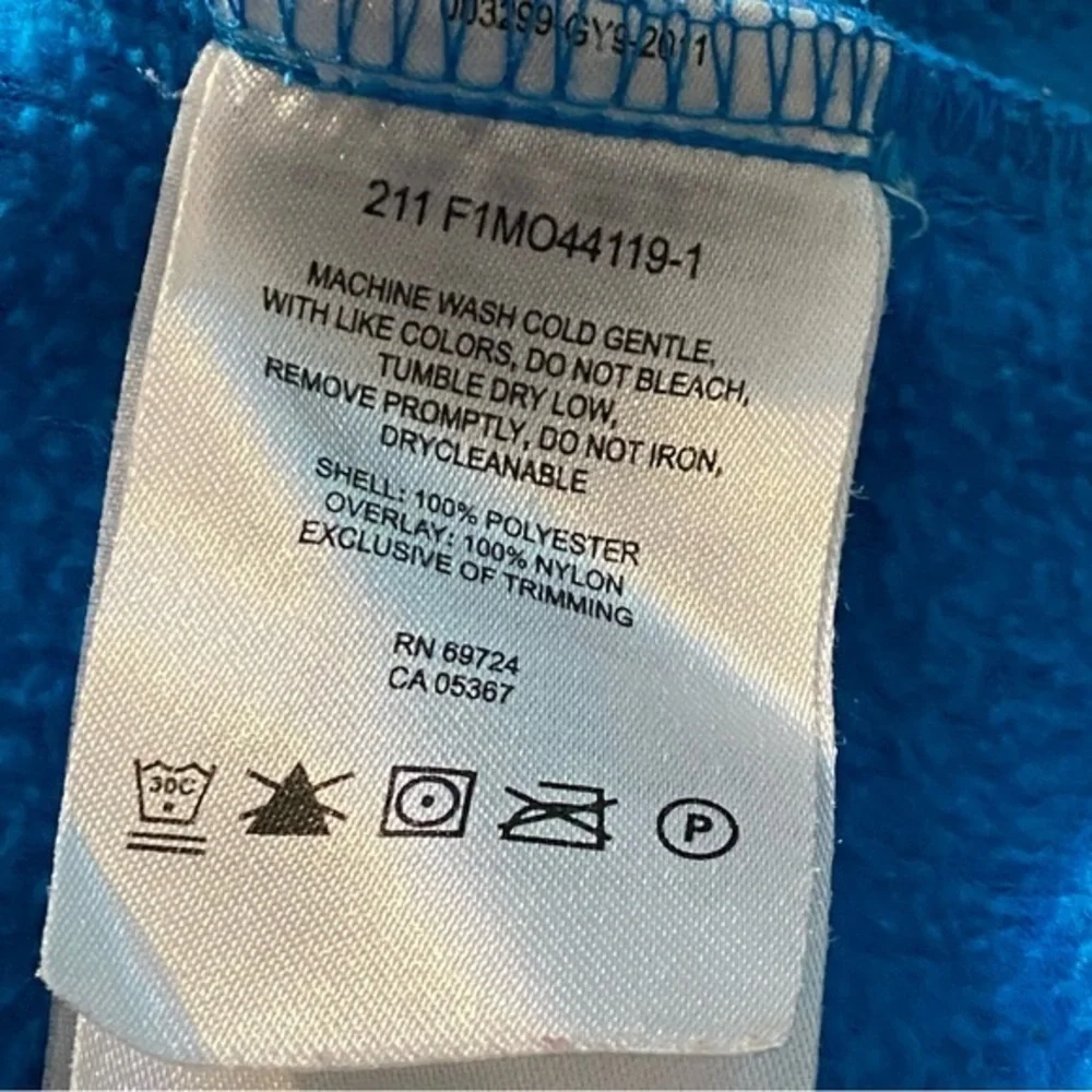 Columbia Jacket Women’s Large Full Zip Blue‎ Interchange Draw String Broke